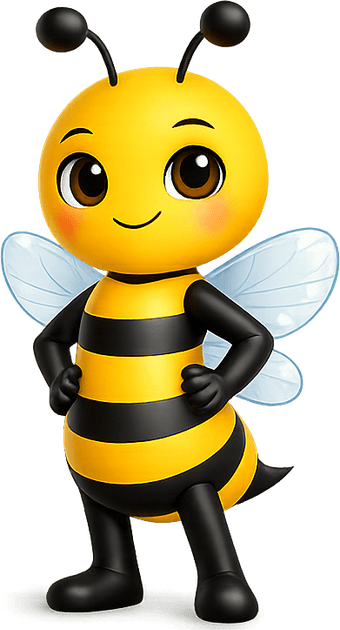 Super Handy Bee mascot